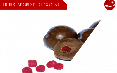 chocolate-coated fruit
