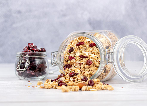 muesli coeur cranberry
