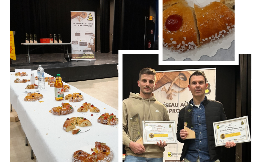 Les gagnants du concours de la galette et du gâteau des rois à Apt en janvier 2025